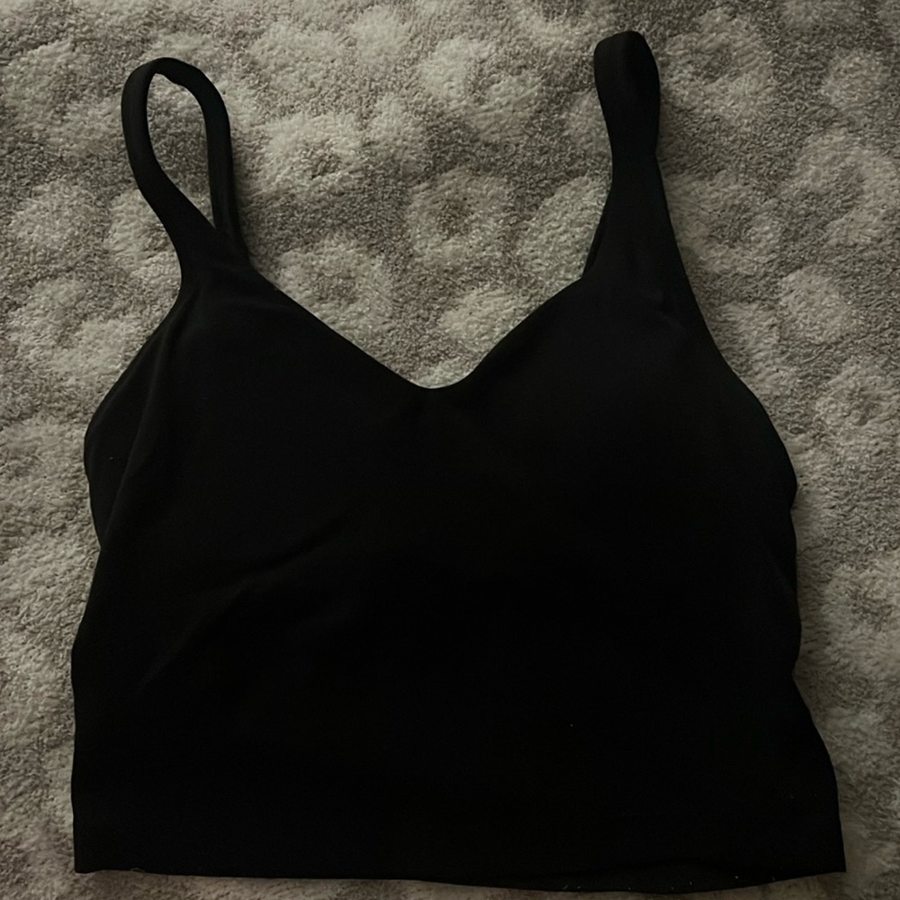 align tank top black!!